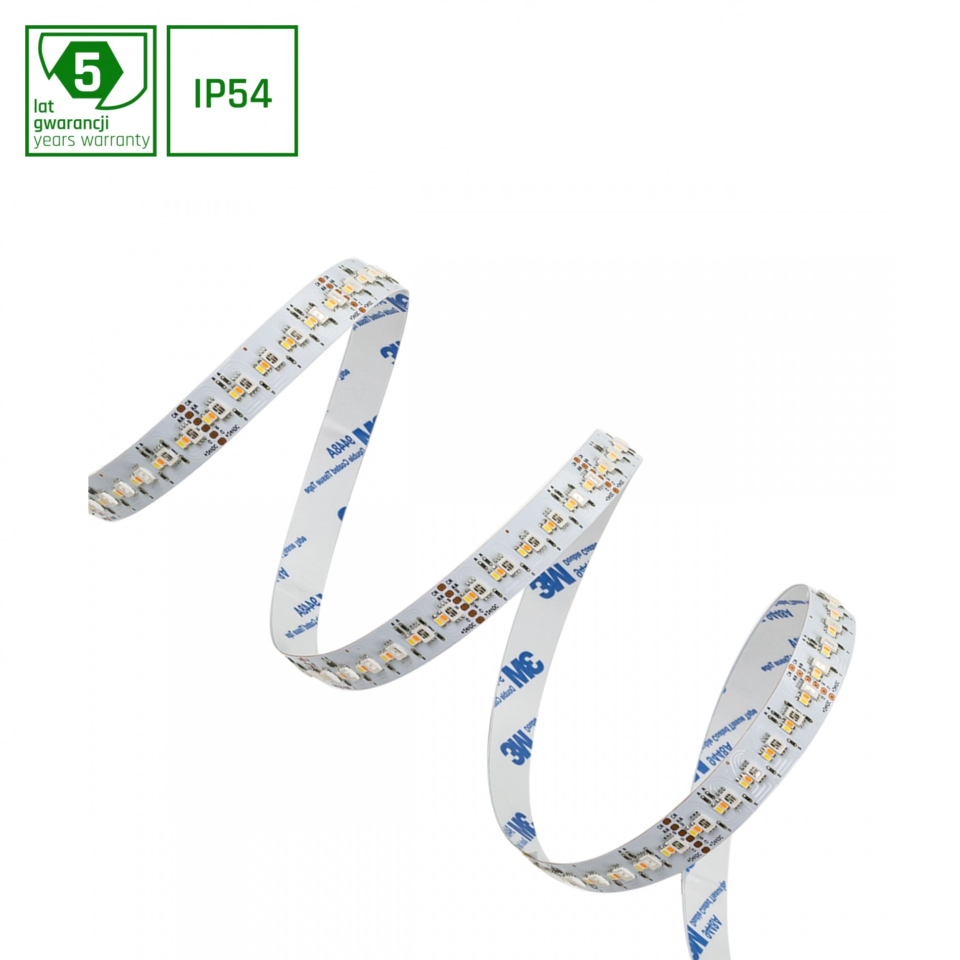 LED Streifen 20W Strip 5m 1700lm 120° NANO-Silikon IP54 24V RGB CCT 2700-6500K DIMMBAR