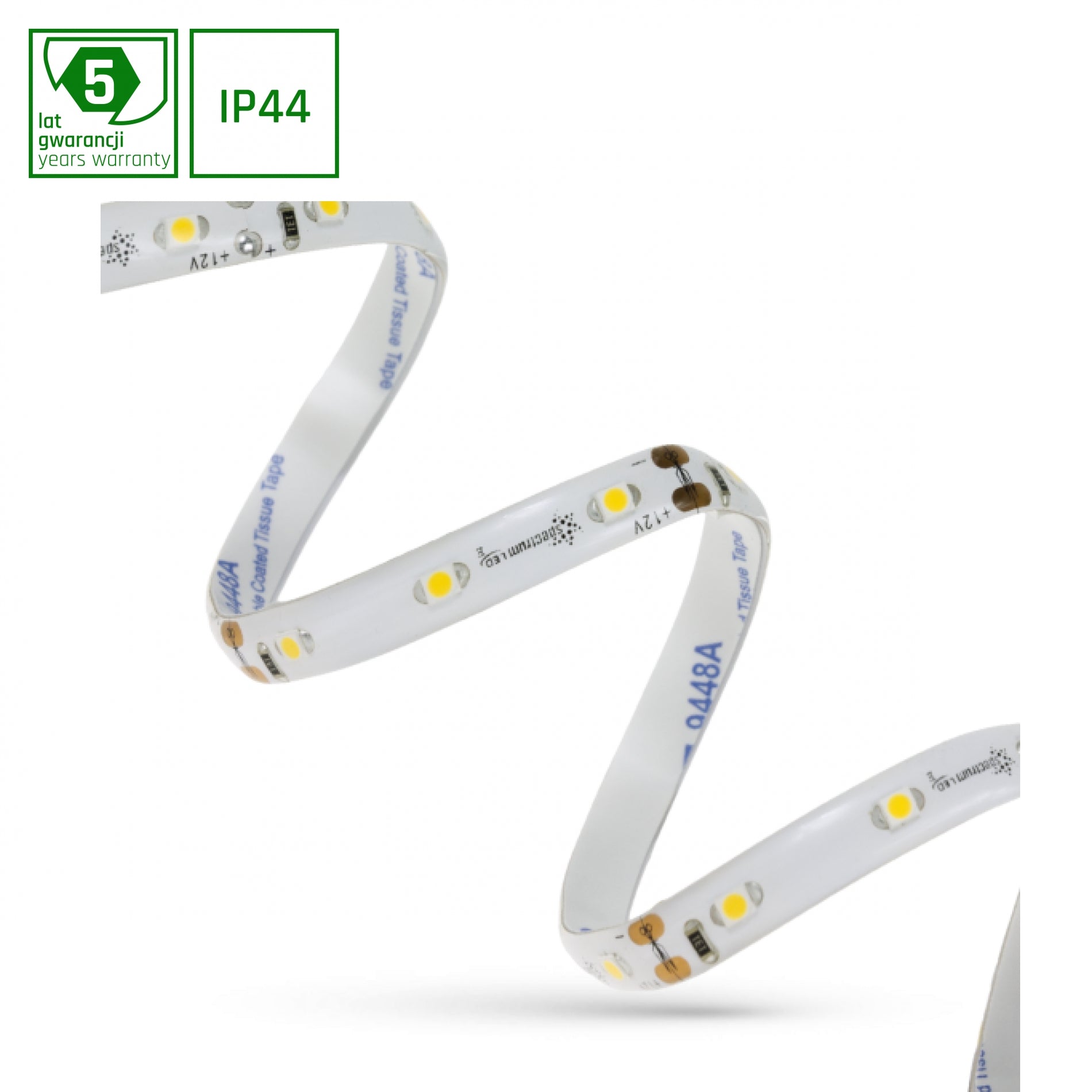 LED Streifen 20W Strip 5m 1950lm 120° Silikon IP44 12V Neutralweiss 4000K DIMMBAR