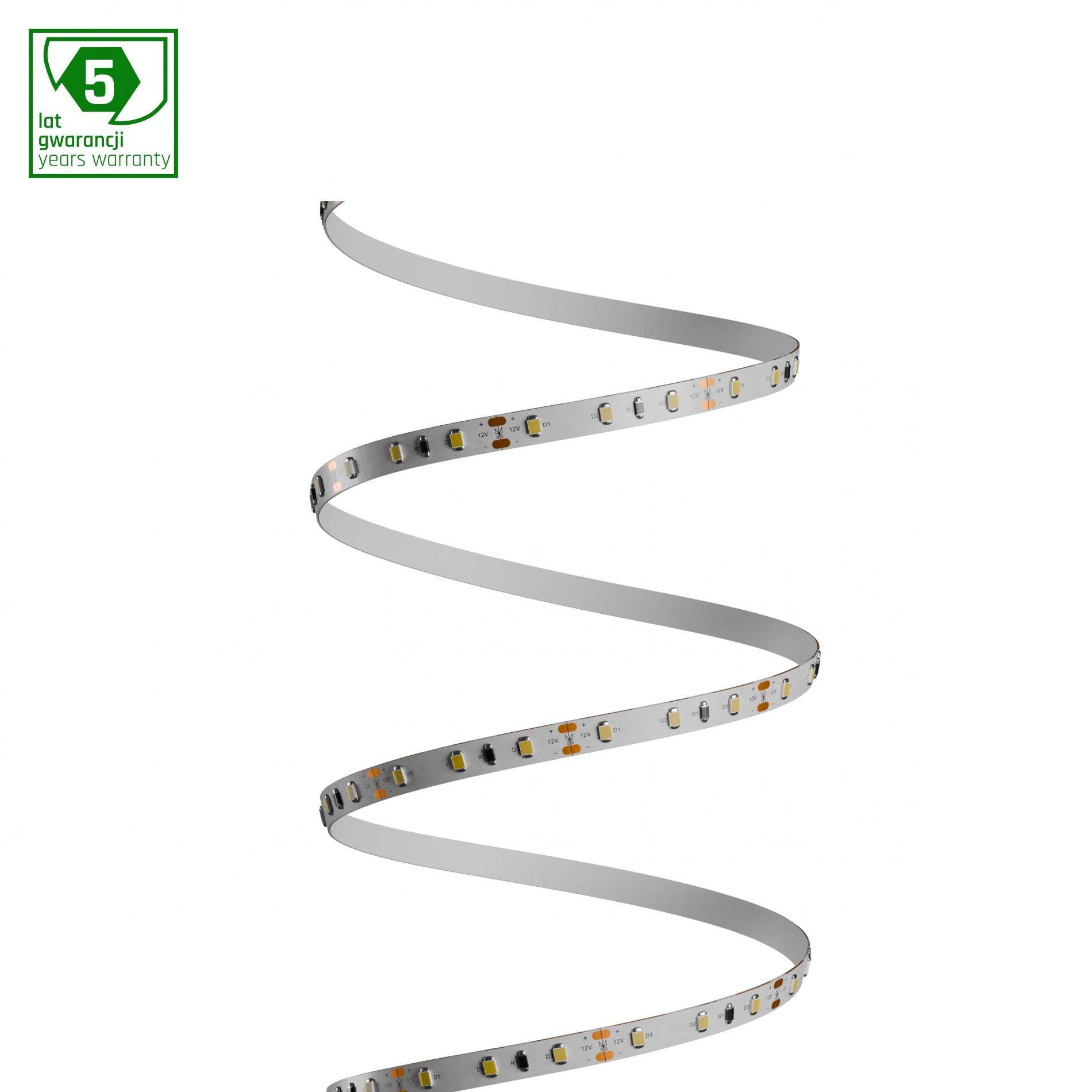 LED Streifen 4,8W Strip 5m 336lm 120° IP20 12V Neutralweiss 4000K DIMMBAR