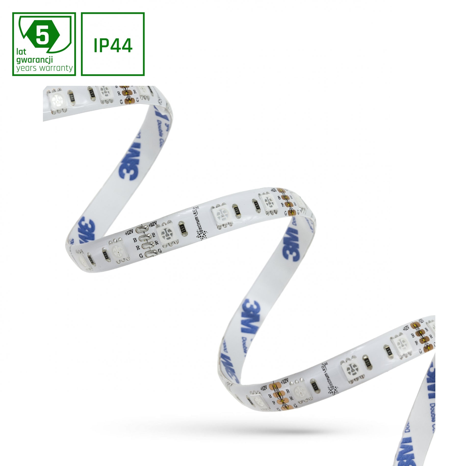 LED Streifen 60W Strip 5m 120° Silikon IP44 12V RGB DIMMBAR