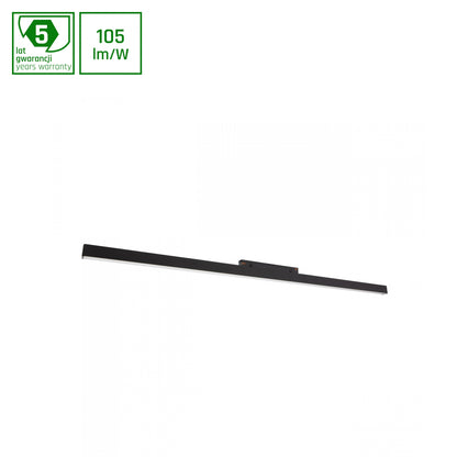 LED SYSTEM Shift Line L 22W 48V Schienensystem 100° Stromschienenstrahler 2300lm schwarz Warmweiss 3000K
