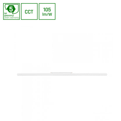 LED SYSTEM Shift Line L 22W 48V Schienensystem 100° Stromschienenstrahler 2300lm weiss 2700-4000K CCT
