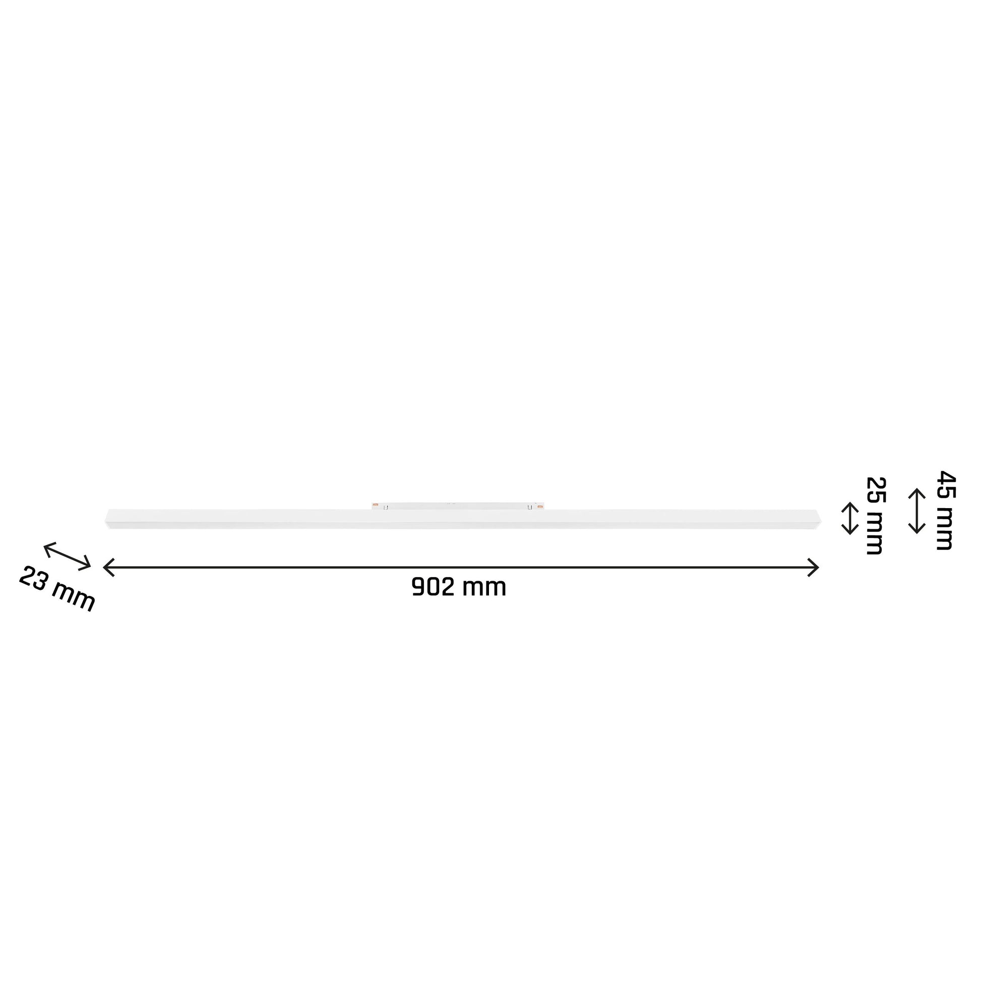 LED SYSTEM Shift Line L 22W 48V Schienensystem 100° Stromschienenstrahler 2300lm weiss 2700-4000K CCT