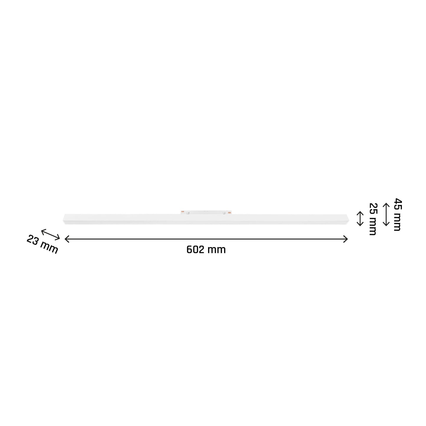 LED SYSTEM Shift Line M 17W 48V Schienensystem 100° Stromschienenstrahler 1800lm weiss 2700-4000K CCT
