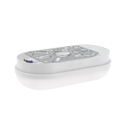LED TECHNIC LAMP 10W Wandleuchte 120° Außenleuchte 940lm weiss 230V IP54 oval IK10 Neutralweiss 4000K