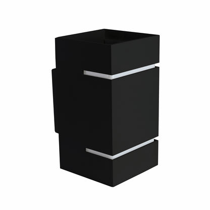 LED Wandleuchte SQUALLA LUMO G9 IP20 Innenleuchte eckig schwarz Up &amp; Down max. 6W