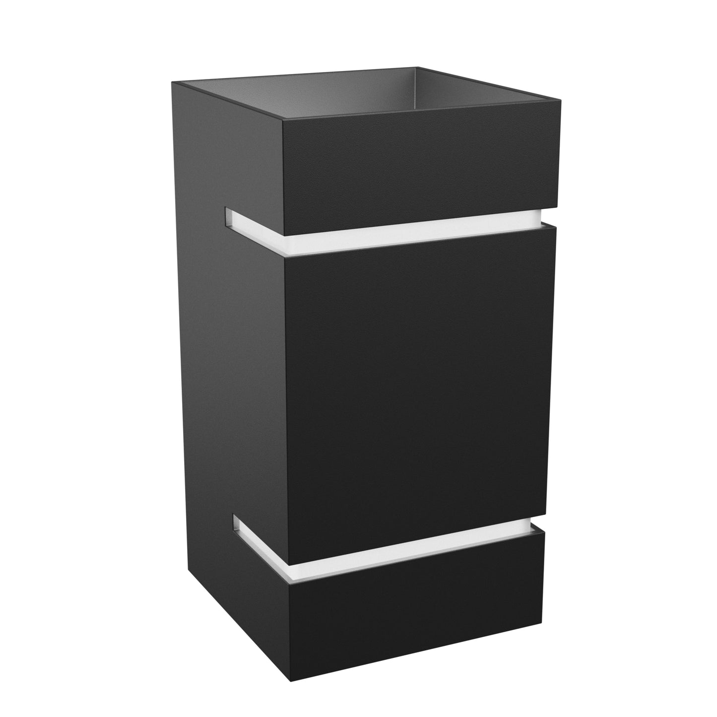 LED Wandleuchte SQUALLA LUMO G9 IP20 Innenleuchte eckig schwarz Up &amp; Down max. 6W