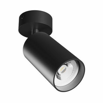 LED Wandleuchte SQUALLA VARIOSA GU10 schwenkbar IP20 Innenleuchte rund schwarz max. 10W