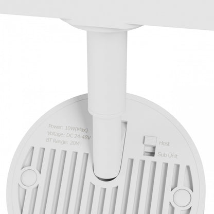 3-Phasen Stromschienenstrahler Speaker Bluetooth Lautsprecherbox 10W 230V IP20 weiß
