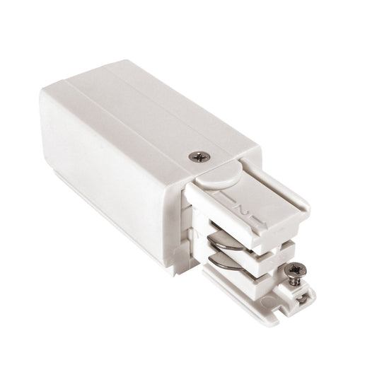SPS 2 Einspeisung Links – 3-Phasen Stromschiene, Weiß, IP20