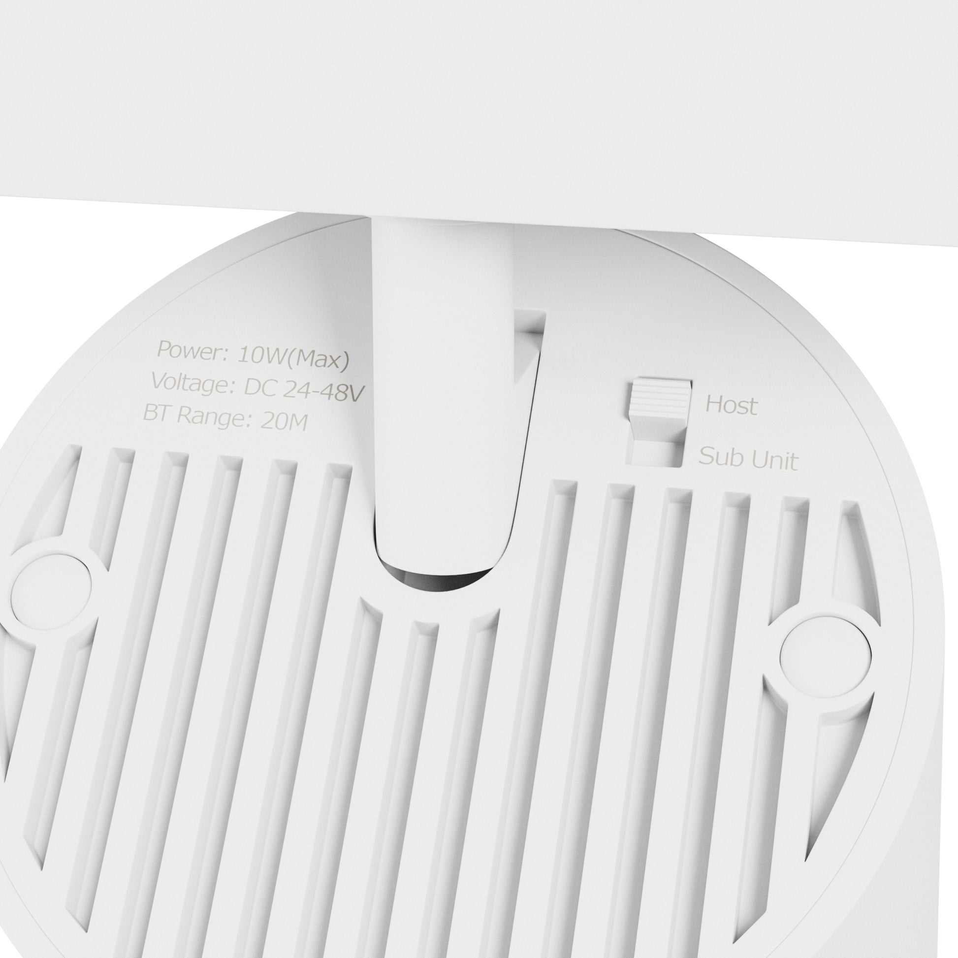 SYSTEM SHIFT 48V Bluetooth-Lautsprecher 10W – Weiß, für Schienensystem, IP20