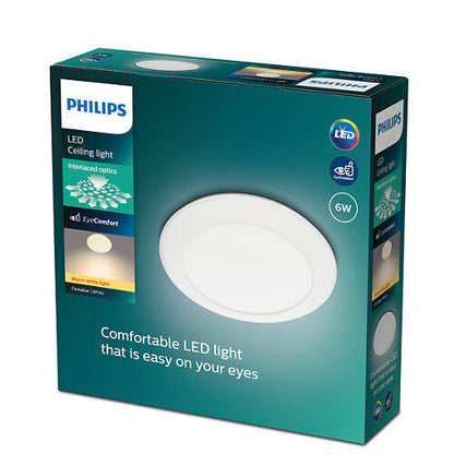 Philips LED ceiling light 6W = 9W 600lm Cinnabar Warm white 2700K 