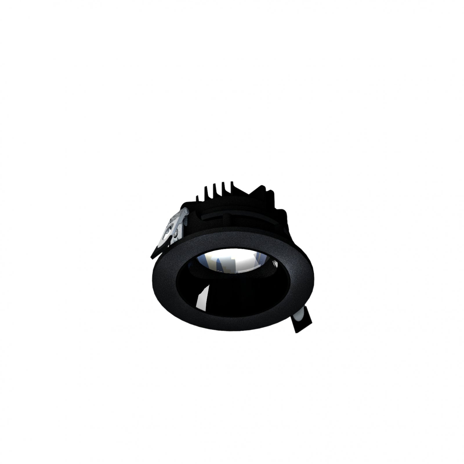 MIRROR MODEL S LED Einbaustrahler Spots Ø85mm 8W 30° 3000K Schwenkbar Schwarz