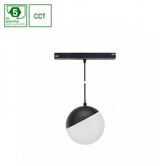 GLOBE P LED Stromschienenstrahler 48V 6W CCT Smart Dimmbar Schwarz