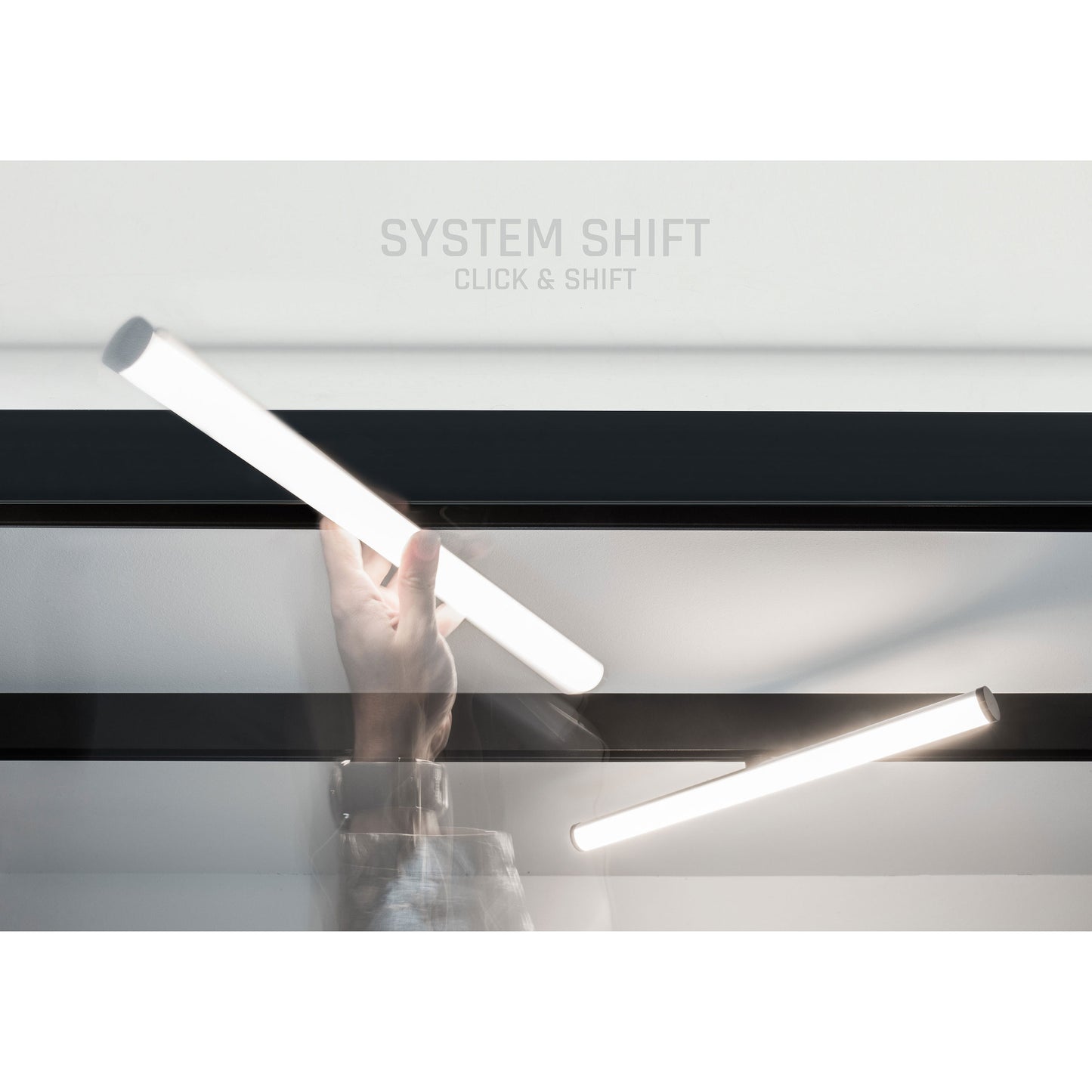 BEAM LED Stromschienenstrahler 48V 12W Warmweiß Schwarz
