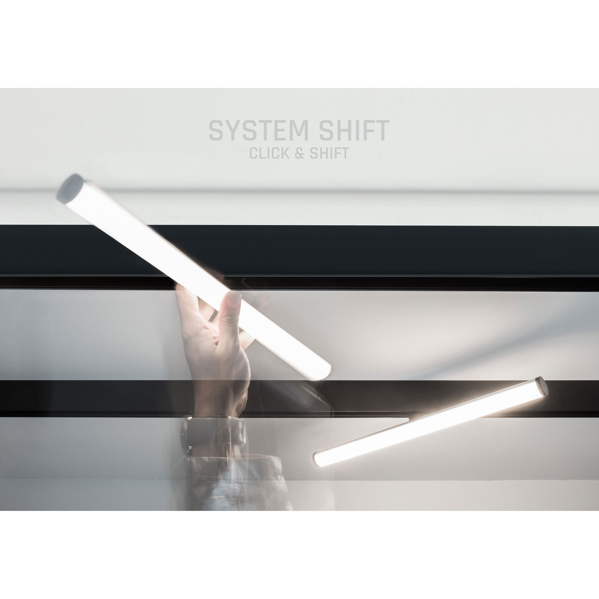 BEAM LED Stromschienenstrahler 48V 12W Warmweiß Schwarz