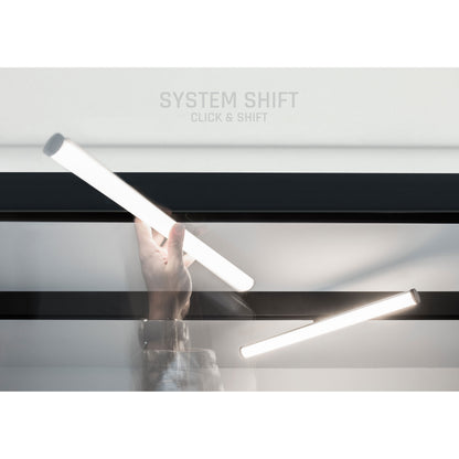 BEAM LED Stromschienenstrahler 48V 12W Warmweiß Schwarz