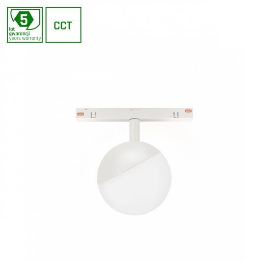GLOBE LED Stromschienenstrahler 48V 5W CCT Smart Dimmbar Weiß