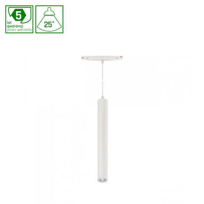 HANGIT LED Stromschienenstrahler 48V 12W 25° Warmweiß Weiß