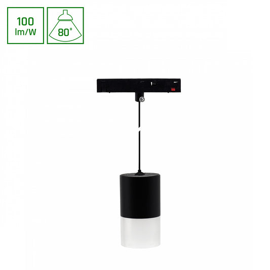 BASIC HANGIT LED Stromschienenstrahler 48V 7W 80° Neutralweiß Schwarz