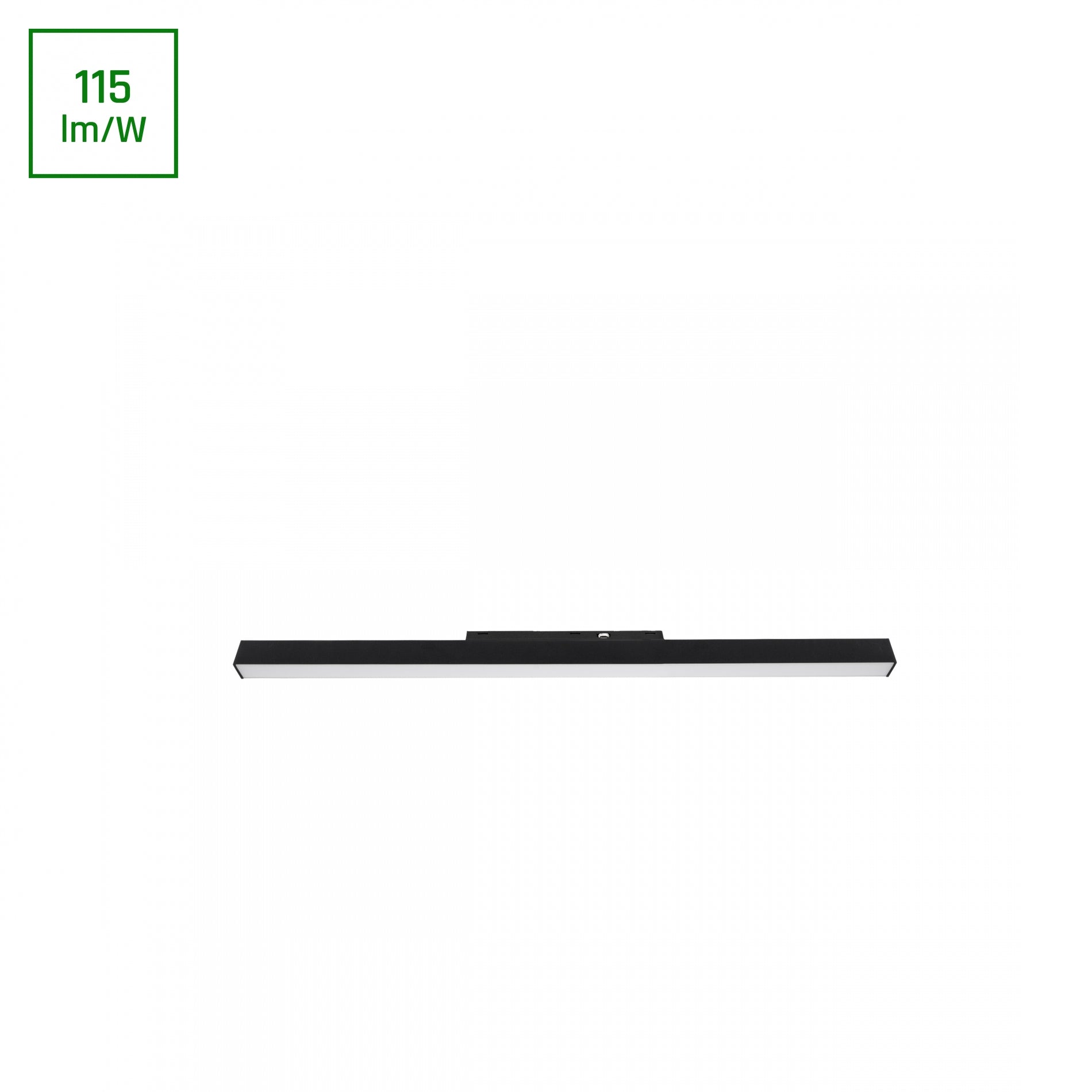 BASIC LINE M LED Stromschienenstrahler 48V 20W Neutralweiß Schwarz