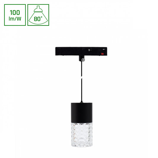 BASIC HANGIT CRYDEGAL LED Stromschienenstrahler 48V 7W 80° Neutralweiß Schwarz