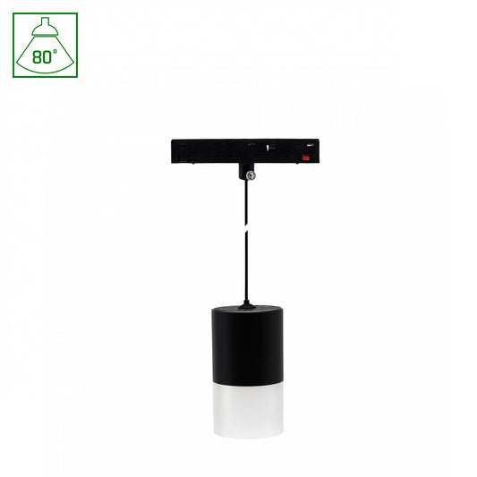 BASIC HANGIT LED Stromschienenstrahler 48V 7W 80° Warmweiß Schwarz