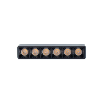 BASIC GRID XS LED Stromschienenstrahler 48V 6W 24° Neutralweiß Schwarz blendfrei