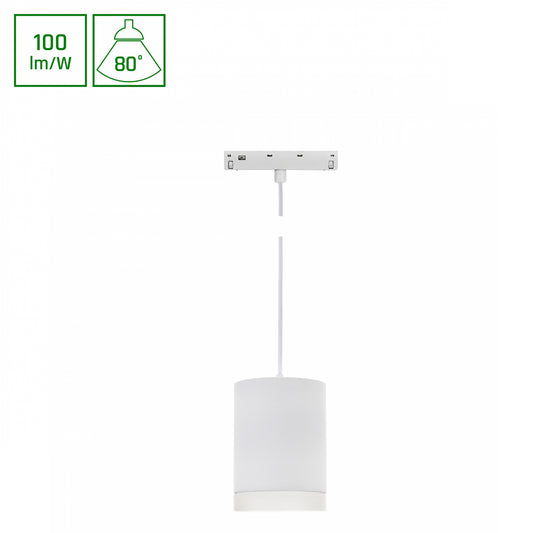 BASIC HANGIT LED Stromschienenstrahler 48V 7W 80° Neutralweiß Weiß