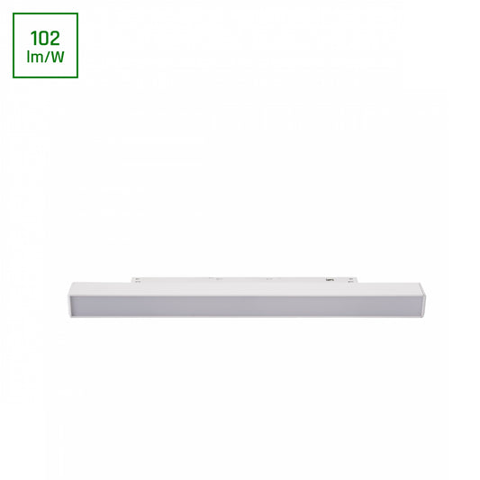 BASIC LINE S LED Stromschienenstrahler 48V 10W Warmweiß Weiß