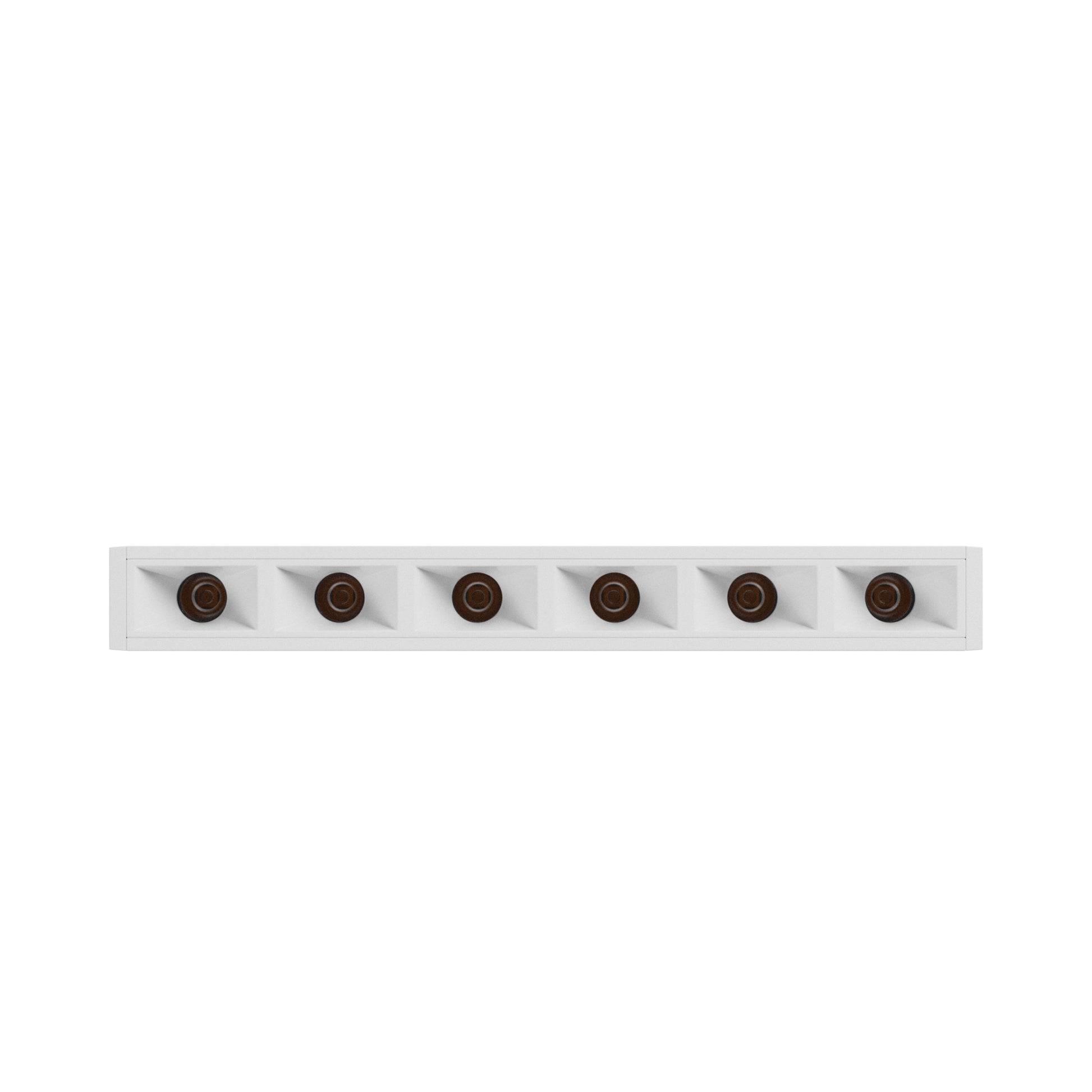 NANO GRID XS LED Stromschienenstrahler 48V 6W 24° Warmweiß Weiß blendfrei