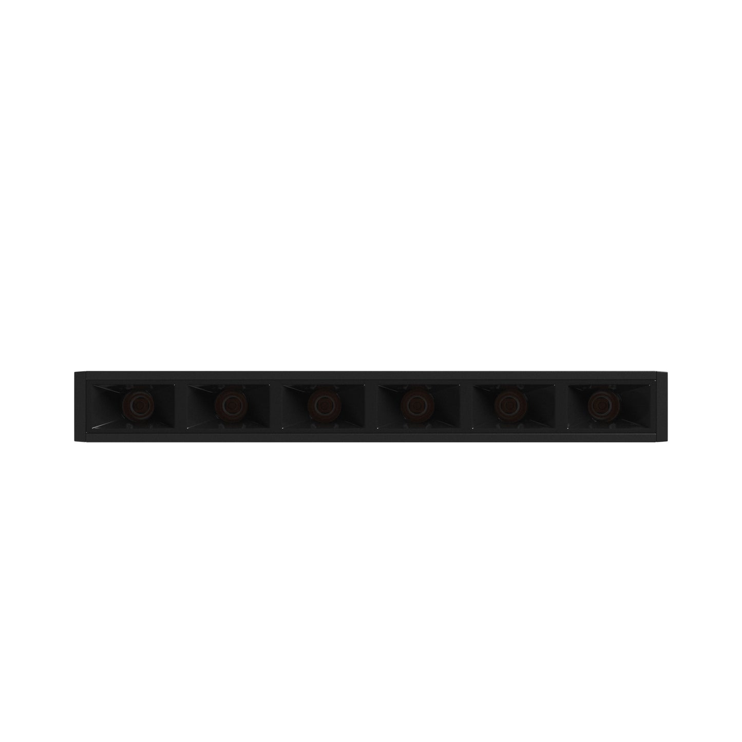 NANO GRID XS LED Stromschienenstrahler 48V 6W 24° Warmweiß Schwarz blendfrei