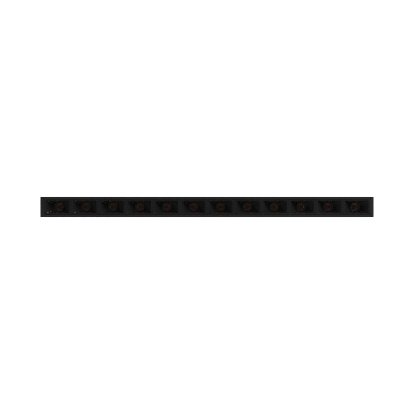 NANO GRID S LED Stromschienenstrahler 48V 12W 24° Warmweiß Schwarz blendfrei