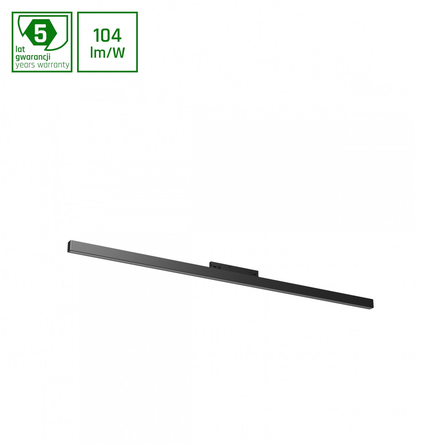 NANO LINE M LED Stromschienenstrahler 48V 20W Warmweiß Schwarz
