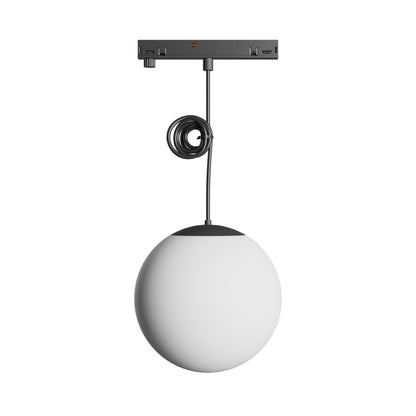 NANO GLOBE P LED Stromschienenstrahler 48V 7W Warmweiß Schwarz