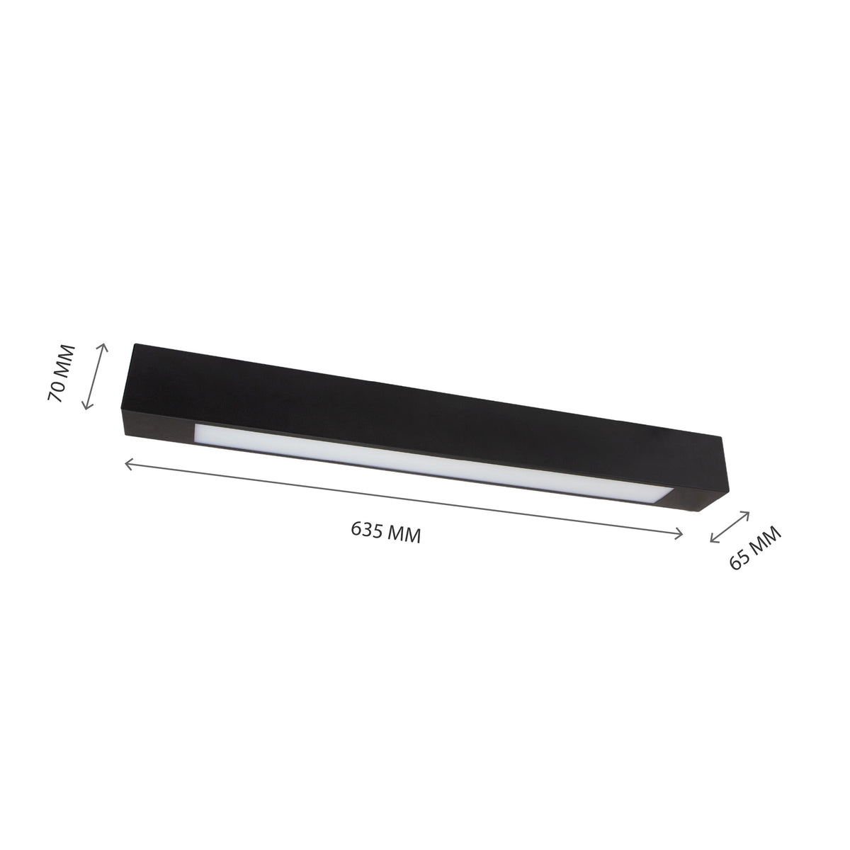 ALLDAY LED Deckenleuchte 60cm Hängeleuchte G13 Schwarz