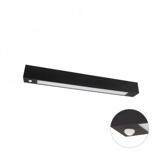 ALLDAY LED Deckenleuchte 60cm Hängeleuchte G13 mit Bewegungsmelder Schwarz