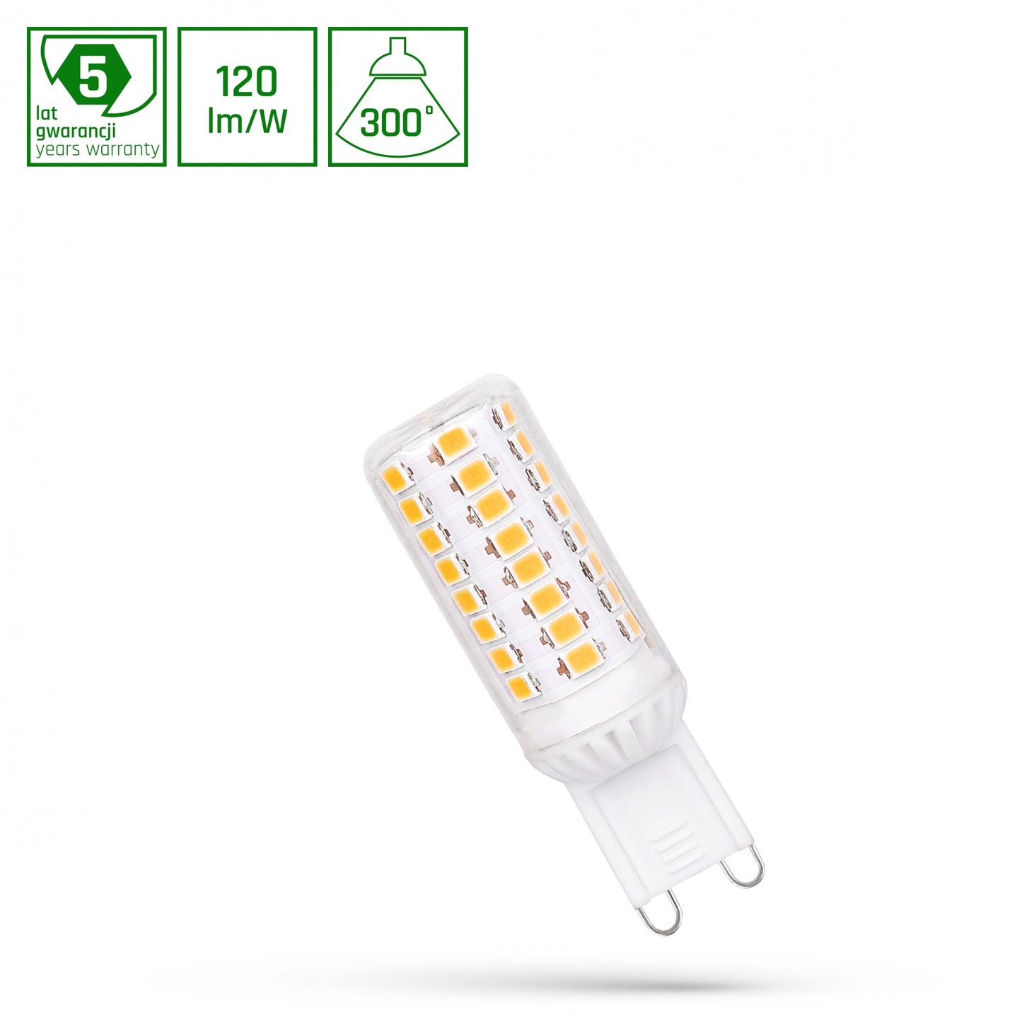 LED Leuchtmittel G9 4,5W 3000K