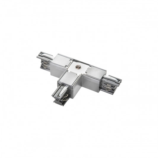 LED Verbinder für 3-Phasen Stromschiene T-T2 einstellbar links Weiß IP20