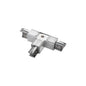LED Verbinder für 3-Phasen Stromschiene T-T2 einstellbar links Weiß IP20