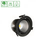 DARA LED Einbaustrahler Spots Ø195mm 27W 40° 3000K Schwarz