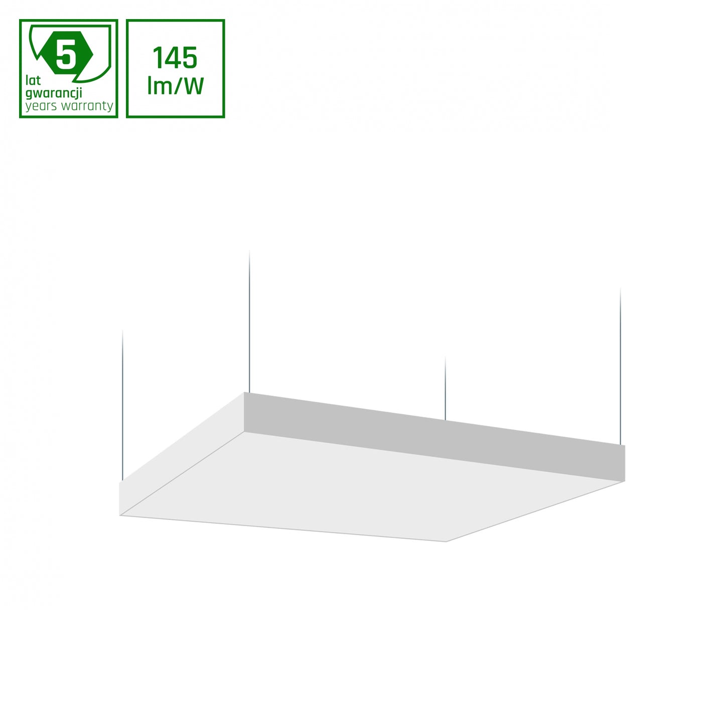 PANORAMA LED Pendelleuchte 120cm 260W Neutralweiß Weiß