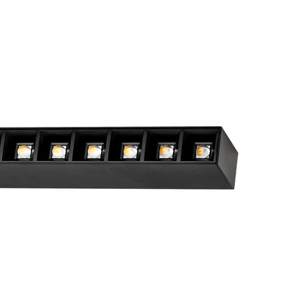 ALLDAY INSPIRE TWO SIDES DARK LED Pendelleuchte 112cm 39W 80° Neutralweiß Schwarz