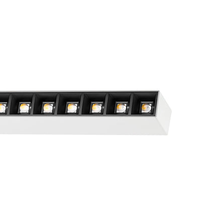 ALLDAY INSPIRE TWO SIDES DARK LED Pendelleuchte 112cm 39W 50° Warmweiß Weiß Innen Schwarz