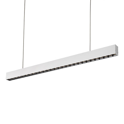 ALLDAY INSPIRE TWO SIDES DARK LED Pendelleuchte 170cm 63W 80° Neutralweiß Weiß Innen Schwarz