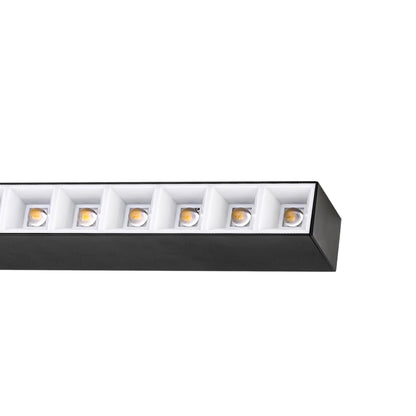 ALLDAY INSPIRE TWO SIDES DARK LED Pendelleuchte 170cm 63W 80° Warmweiß Schwarz