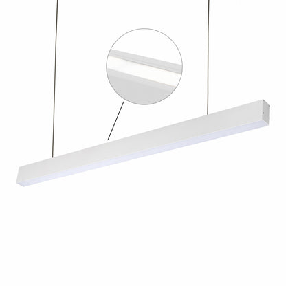 ALLDAY INSPIRE TWO SIDES LED Pendelleuchte 112cm 47W Warmweiß Casambi Dimmbar Weiß