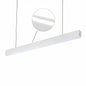 ALLDAY INSPIRE TWO SIDES LED Pendelleuchte 112cm 47W Warmweiß Casambi Dimmbar Weiß