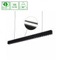 ALLDAY INSPIRE TWO SIDES DARK LED Pendelleuchte 170cm 76W 80° CCT DALI Dimmbar Schwarz