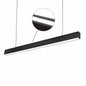 ALLDAY INSPIRE TWO SIDES LED Pendelleuchte 112cm 47W 90° Neutralweiß DALI Dimmbar Schwarz
